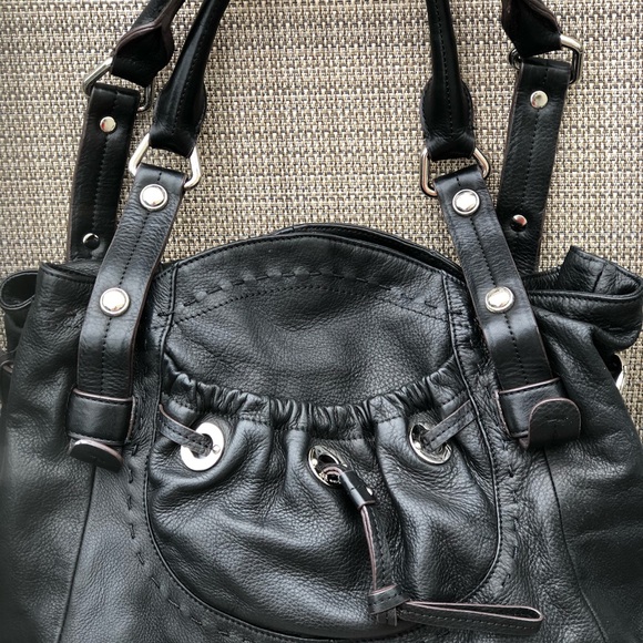 B. Makowski SOFT LEATHER shoulder bag Magnetic - Picture 1 of 9